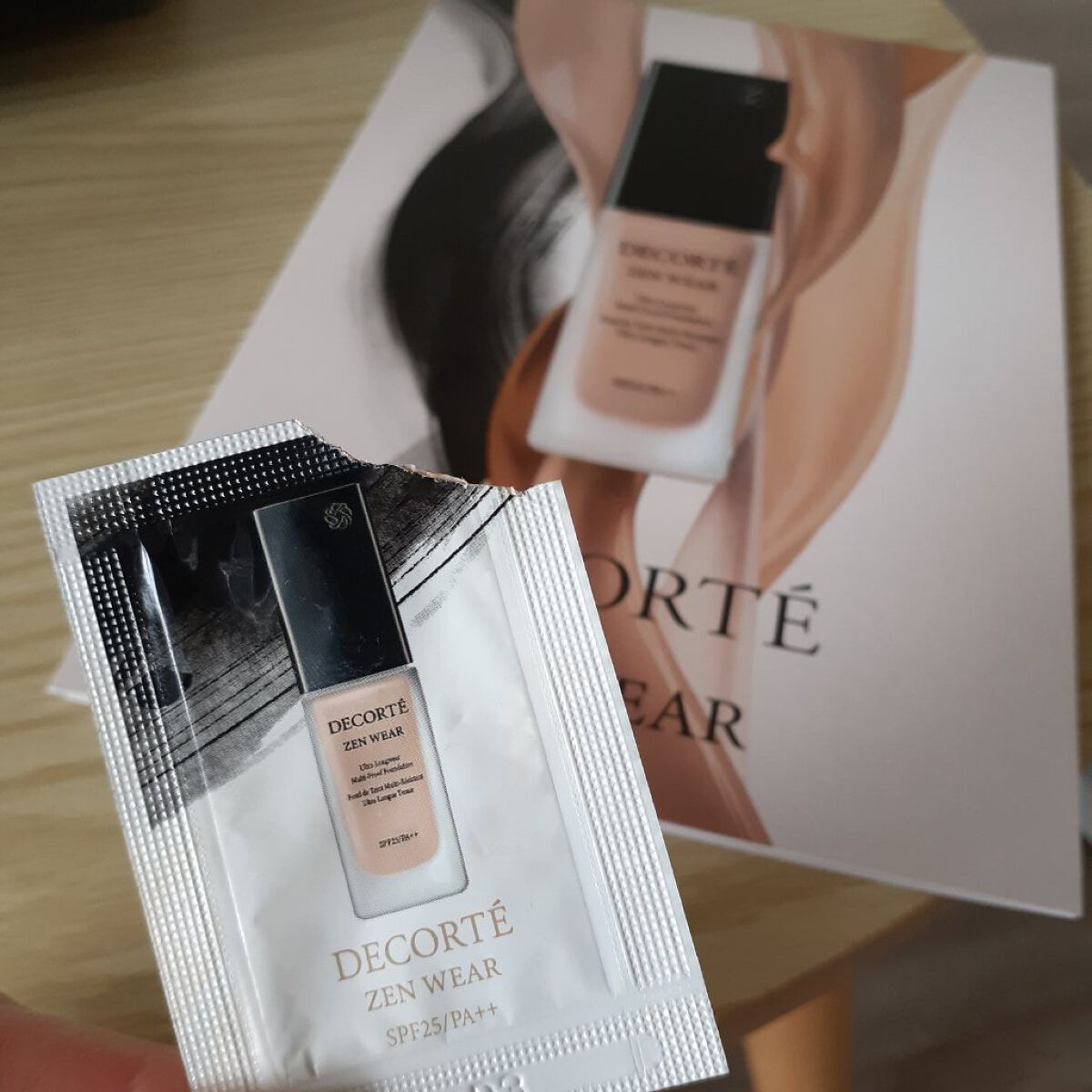 ゼン ウェア フルイド/DECORTÉ/リキッドファンデーションを使ったクチコミ（2枚目）