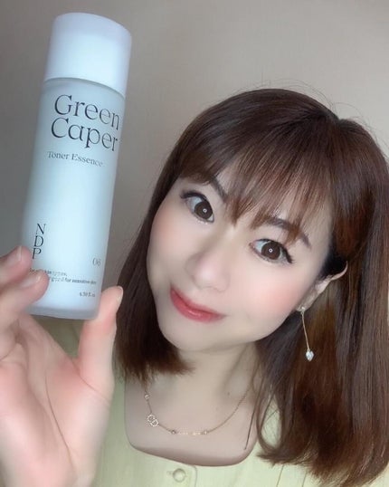 Green Caper Toner Essence/NATURAL DERMA PROJECT/化粧水を使ったクチコミ(1枚目)