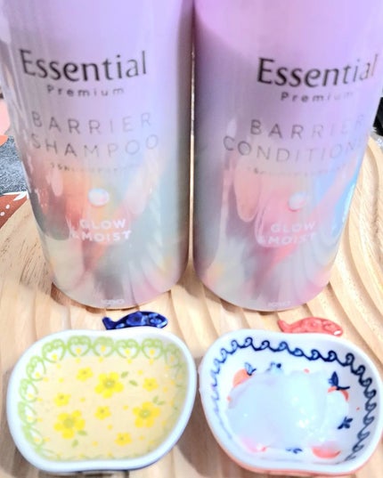 エッセンシャル プレミアム うるおいバリアシャンプー/コンディショナー グロウ&モイスト/エッセンシャル/市販シャンプーを使ったクチコミ(5枚目)