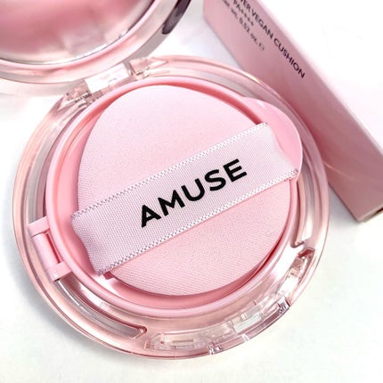 デューパワーヴィーガンクッション/AMUSE/クッションファンデーションを使ったクチコミ(3枚目)