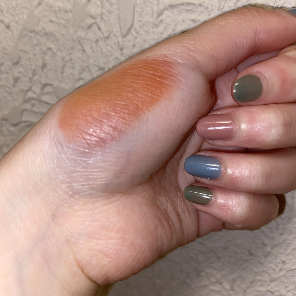 グラスティングウォーターティント 韓服エディション #11 pumpkin brown/rom&nd/リップティントを使ったクチコミ（3枚目）