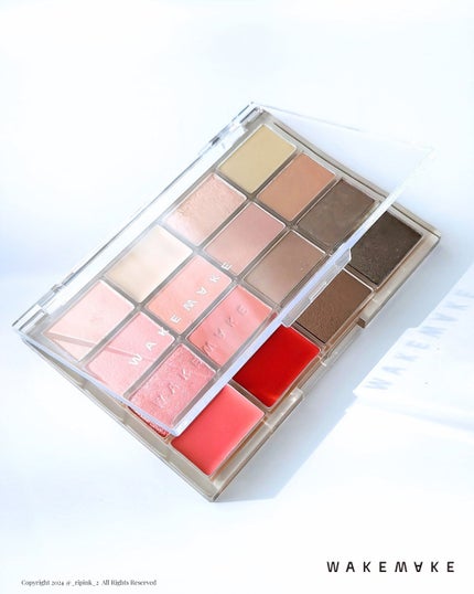 ソフトブラーリングアイパレット/wakemake/アイシャドウパレットを使ったクチコミ(9枚目)