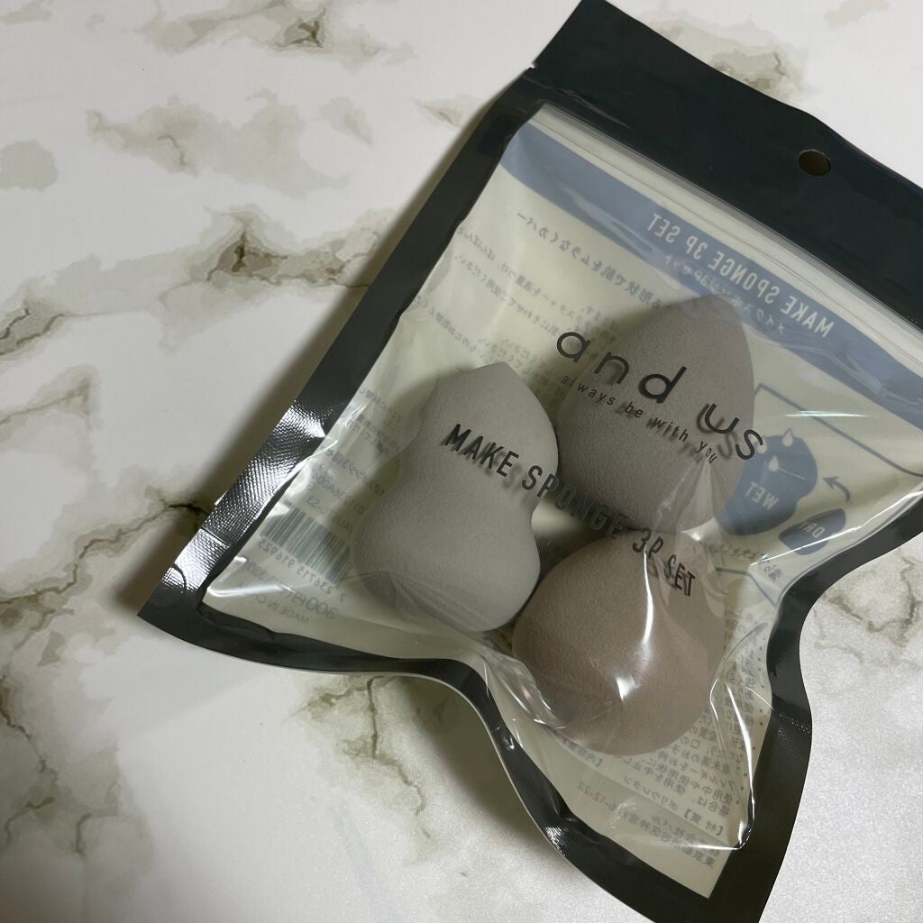 milky on LIPS 「☑️andusメイクスポンジ3Pセット先日フラッと立ち寄った3..」(2枚目)