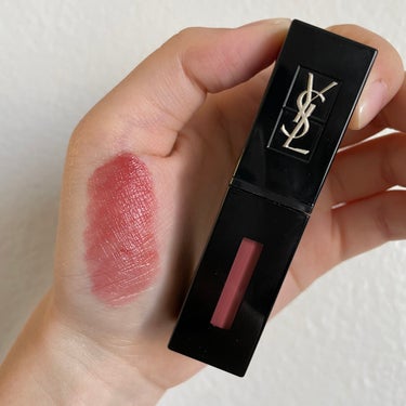 ルージュ ピュールクチュール ヴェルニ ヴィニルクリーム No.440 ローズプレイヤー/YVES SAINT LAURENT BEAUTE/口紅を使ったクチコミ（3枚目）