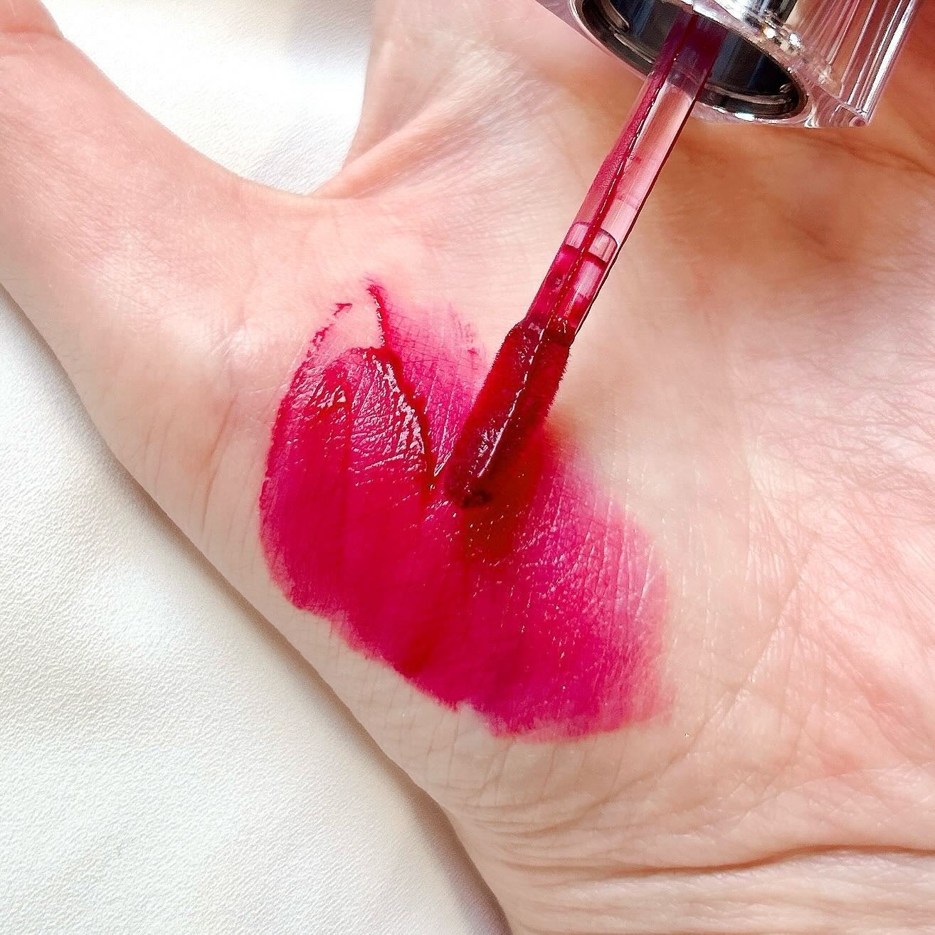 ゲットイットティント ウォーターフルバター/TONYMOLY/リップティントを使ったクチコミ(2枚目)