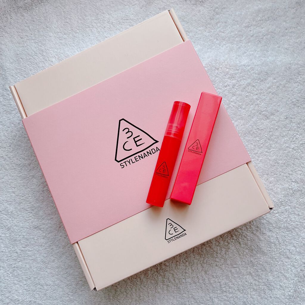 3CE SYRUP LAYERING TINT #YOUTH CORAL/3CE/リップグロスを使ったクチコミ（1枚目）