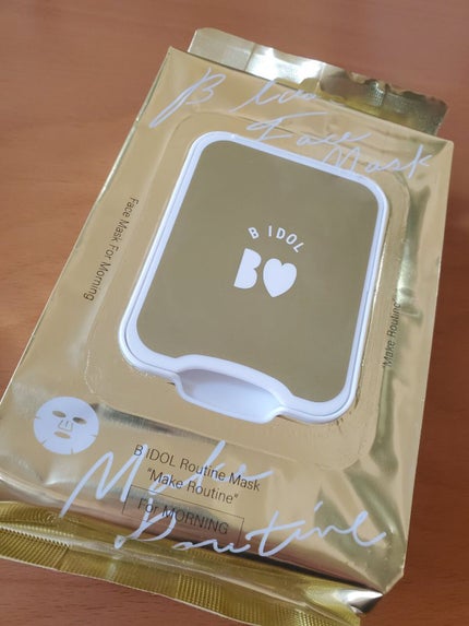 ルーティンマスク(メイクルーティン)/b idol/シートマスク・パックを使ったクチコミ(1枚目)