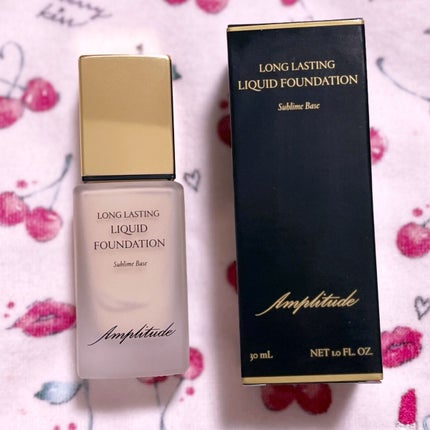 ロングラスティング リキッドファンデーション/Amplitude/リキッドファンデーションを使ったクチコミ(1枚目)