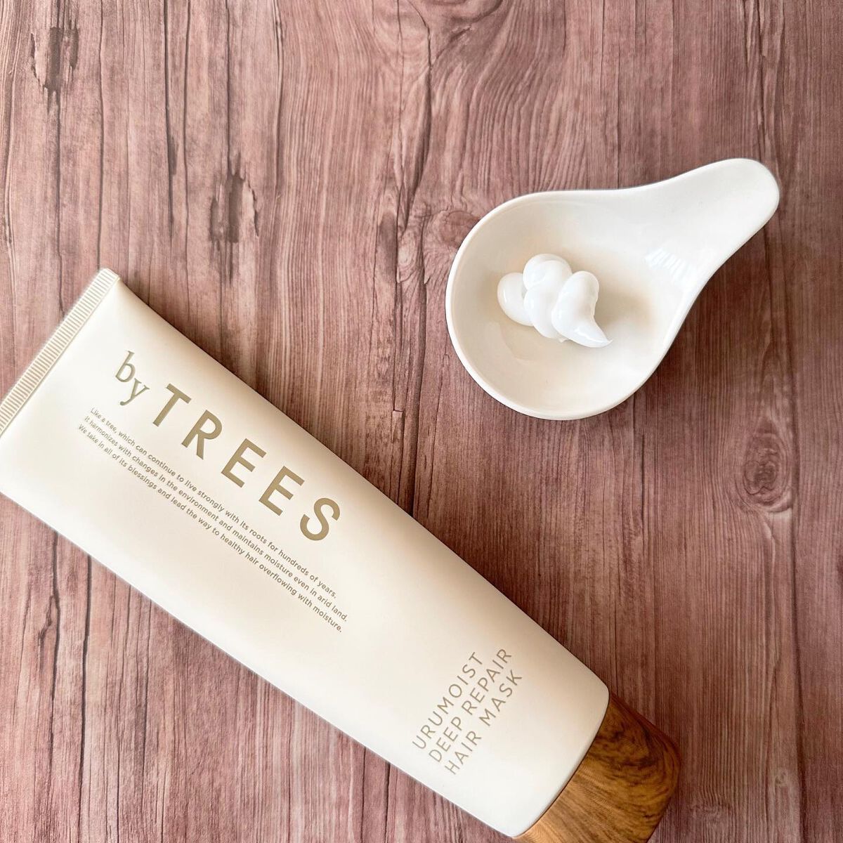 うるモイストディープリペアヘアマスク/byTREES/ヘアマスク・ヘアパックを使ったクチコミ（2枚目）