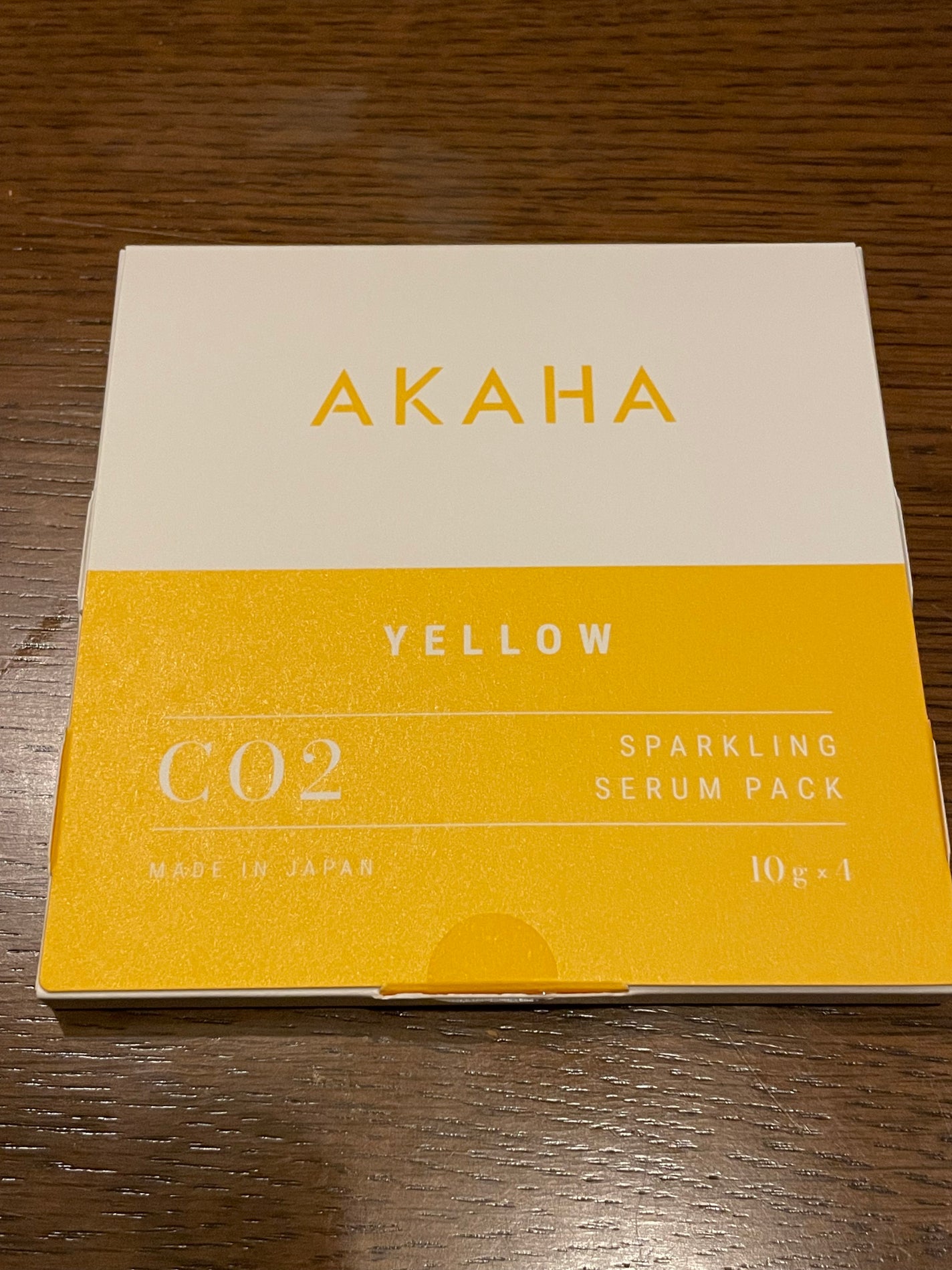 スパークリングセラムパック【YELLOW】/AKAHA/シートマスク・パックを使ったクチコミ(1枚目)