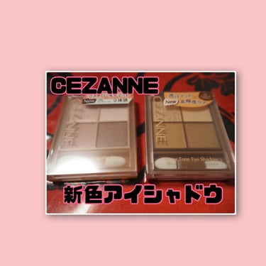 【CEZANNE ベージュトーンアイシャドウ/ビタートーンアイシャドウ 06ピーチベージュ/03ビスケットブラウン】各748円



CEZANNEから新色アイシャドウが〜！！！
桃色カラーとビスケット