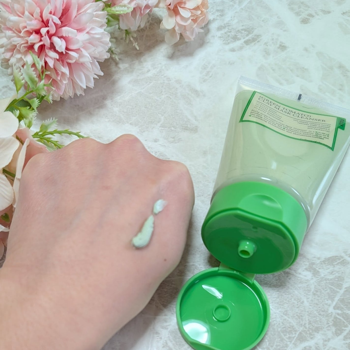 グリーントマトクレイマスククレンザー/FULLY/洗い流すパック・マスクを使ったクチコミ(4枚目)