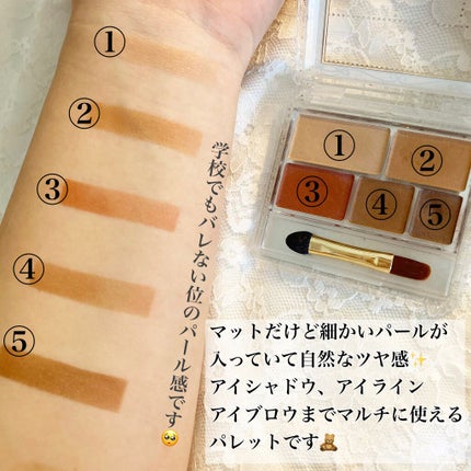 パーフェクトマルチアイズ/キャンメイク/アイシャドウパレットを使ったクチコミ(2枚目)
