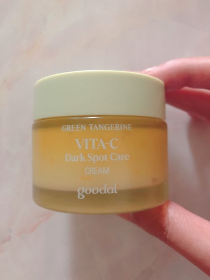 グーダルVクリーム(goodal GREEN TANGERINE V CREAM SET)/goodal/フェイスクリームを使ったクチコミ(1枚目)