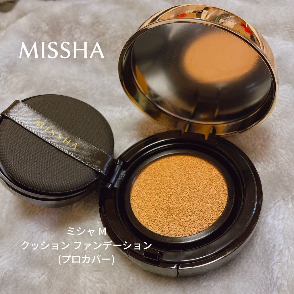 M クッション ファンデーション(プロカバー)/MISSHA/クッションファンデーションを使ったクチコミ(1枚目)