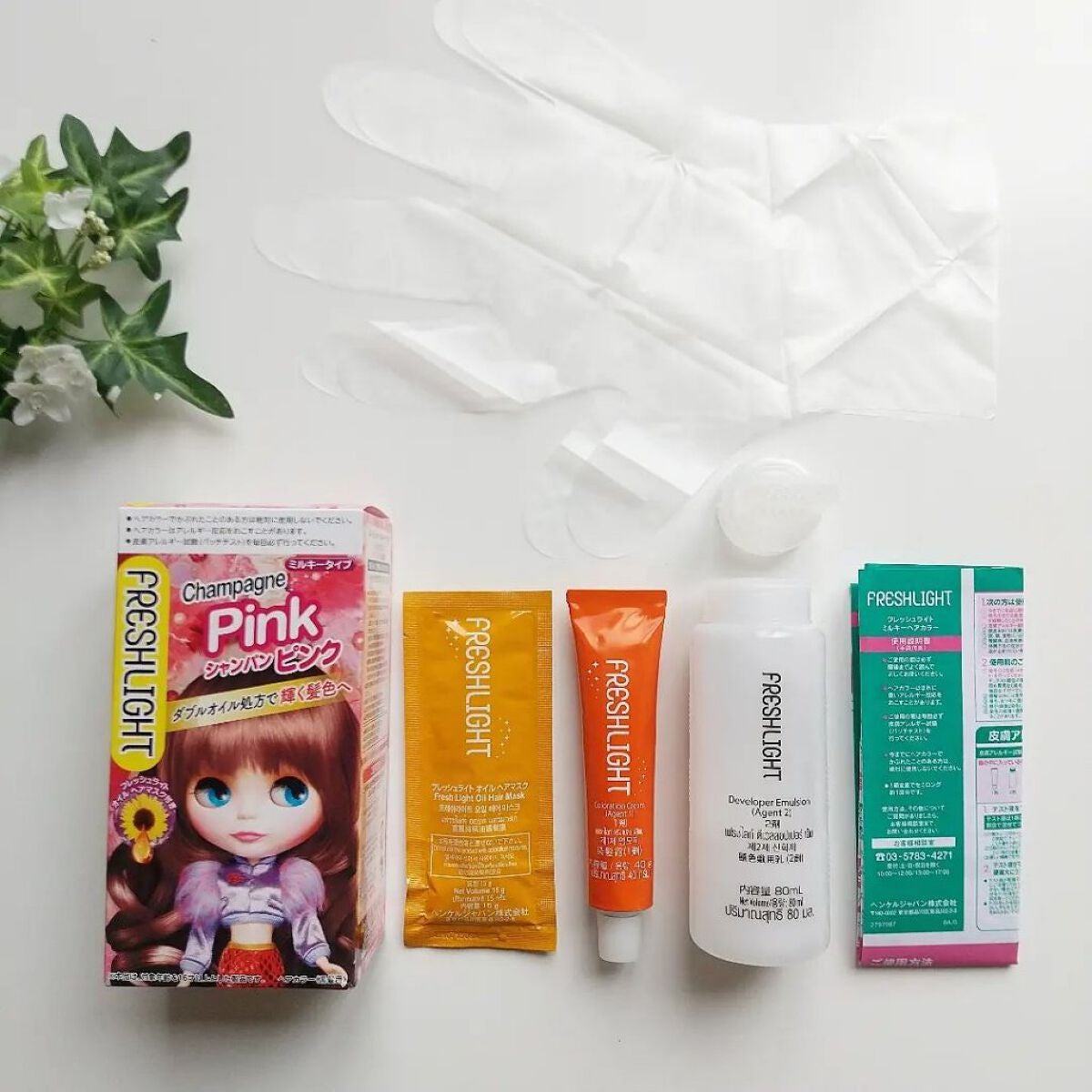 ミルキーヘアカラー/フレッシュライト/ヘアカラーを使ったクチコミ(5枚目)