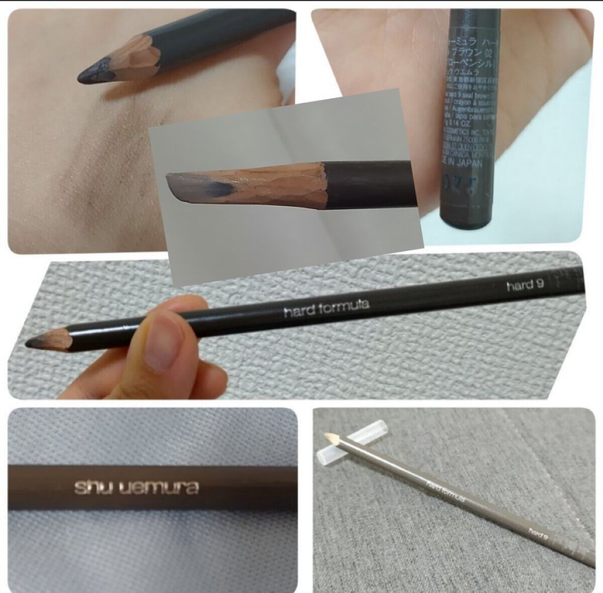 ハード フォーミュラ ハード 9/shu uemura/アイブロウペンシルを使ったクチコミ（1枚目）