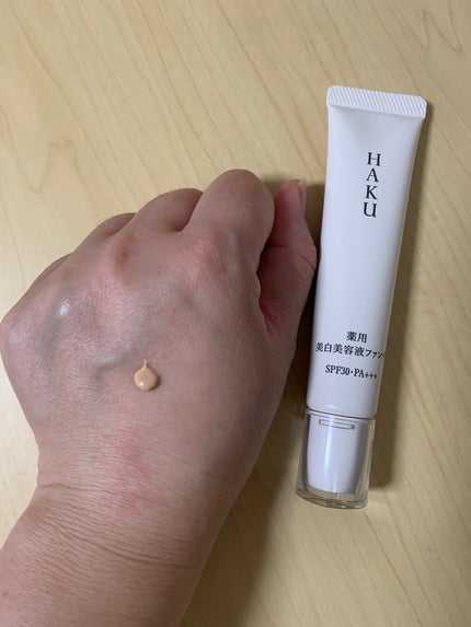 薬用 美白美容液ファンデ(医薬部外品)/HAKU/クリーム・エマルジョンファンデーションを使ったクチコミ(3枚目)