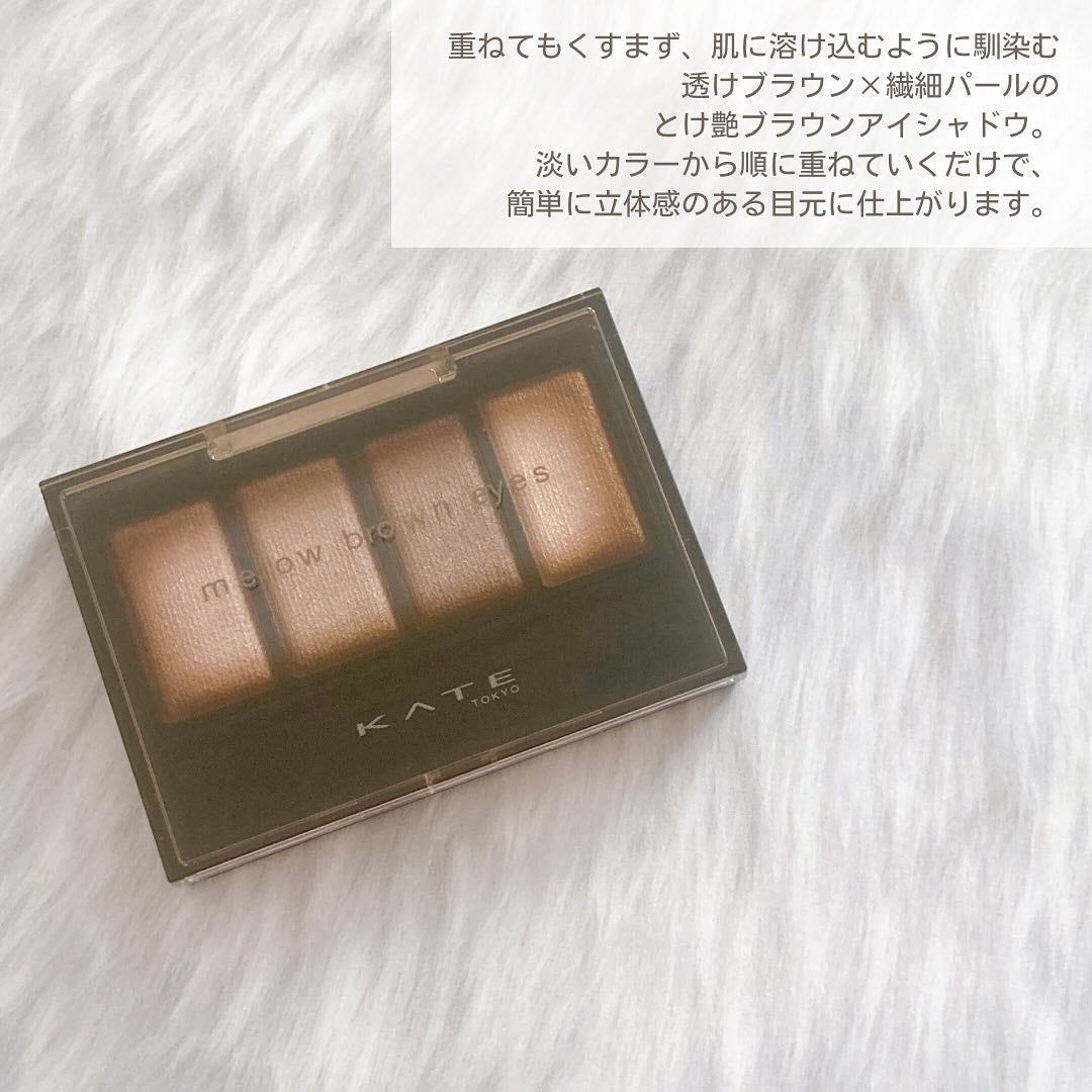 ケイト メロウブラウンアイズ/KATE/アイシャドウパレットを使ったクチコミ(2枚目)