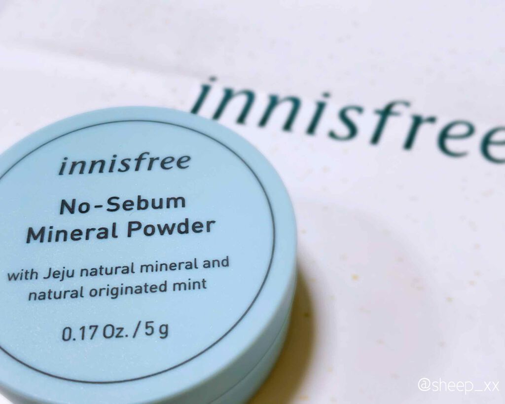 ノーセバム ミネラルパウダー/innisfree/ルースパウダーを使ったクチコミ（1枚目）