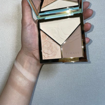 ハイライトシェーディングパレット/TIMAGE/パウダーハイライトを使ったクチコミ(6枚目)