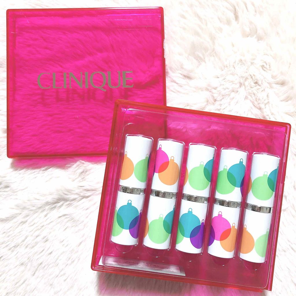 クリニーク ポップ ホリデイ セット/CLINIQUE/口紅を使ったクチコミ(1枚目)