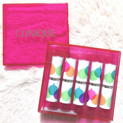 クリニーク ポップ ホリデイ セット/CLINIQUE/口紅を使ったクチコミ(1枚目)