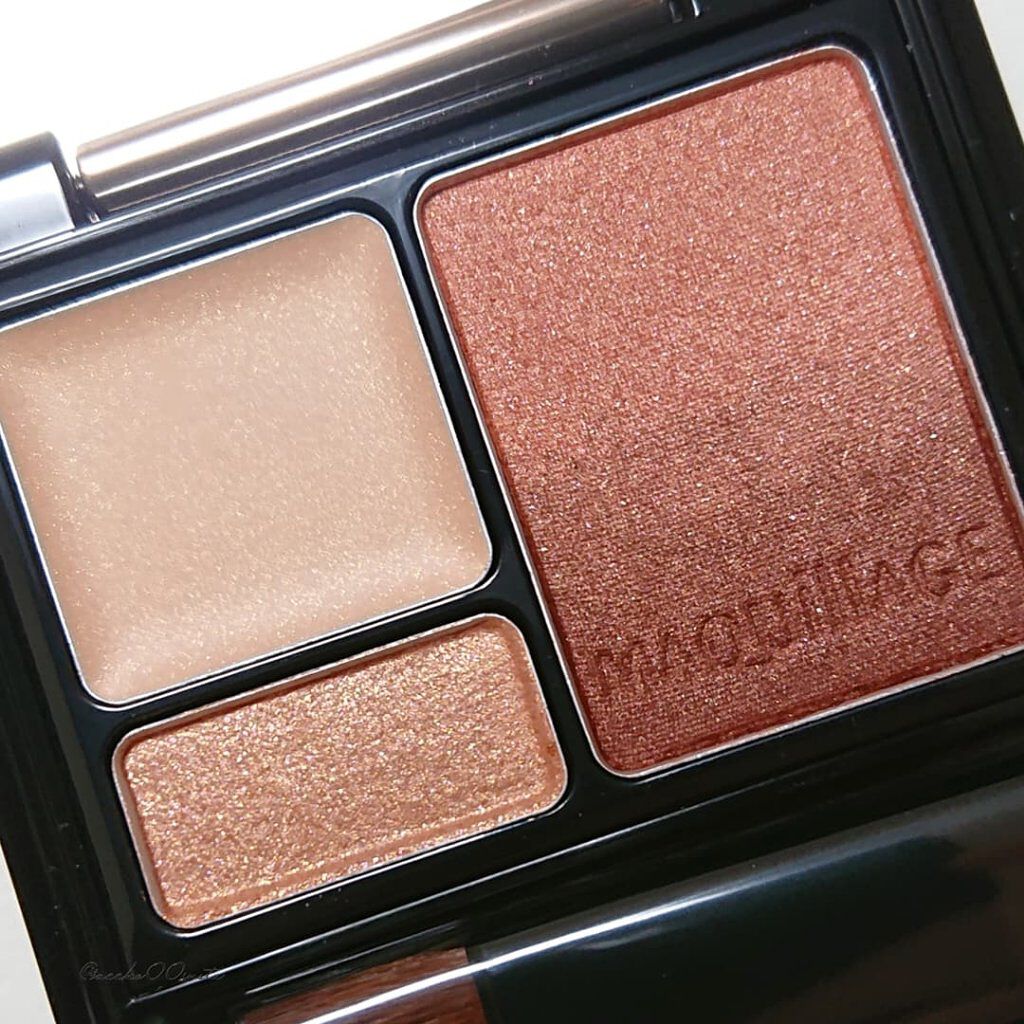 ドラマティックスタイリングアイズＳ OR331 マンゴーティー/マキアージュ/アイシャドウパレットを使ったクチコミ（2枚目）