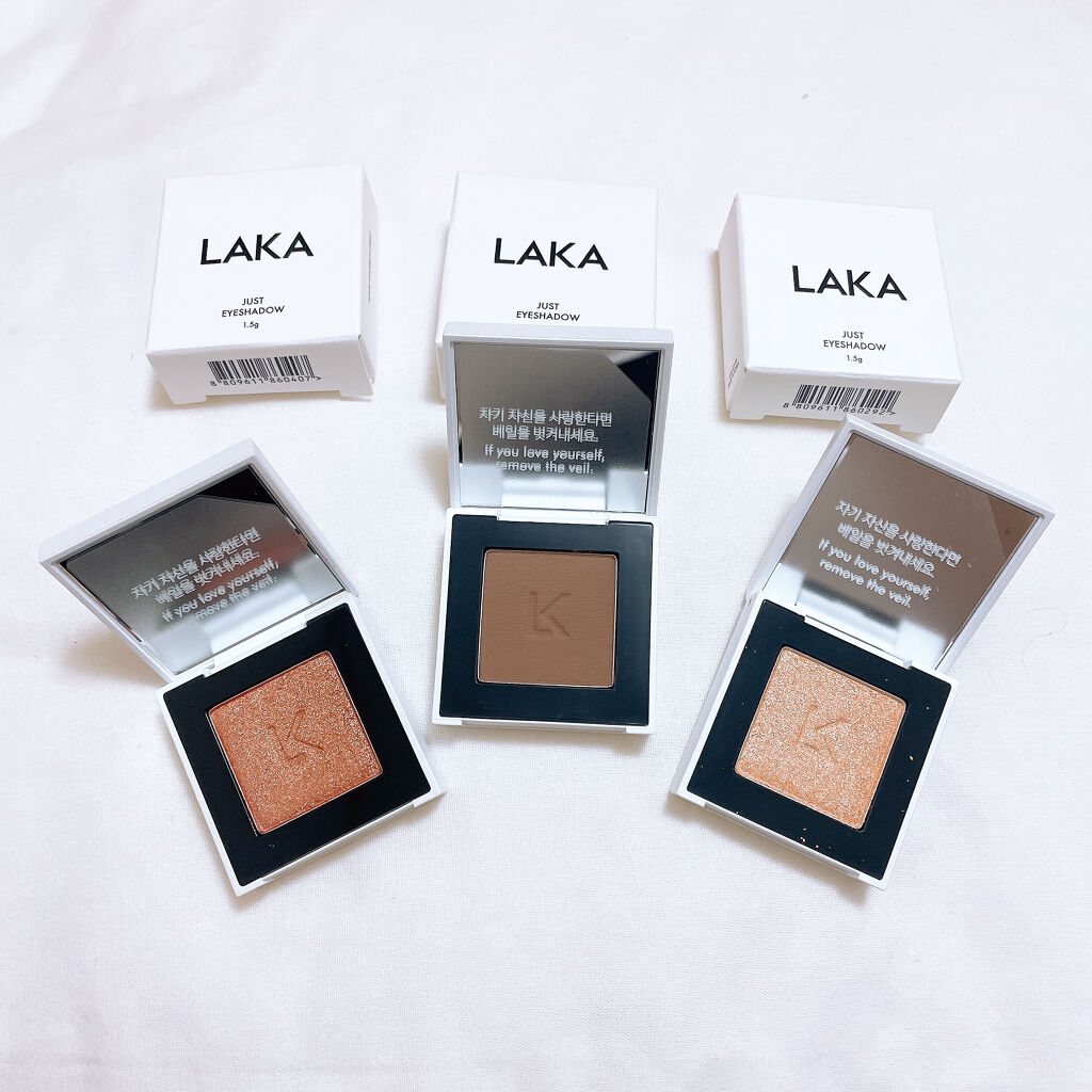ジャストアイシャドウ/Laka/単色アイシャドウを使ったクチコミ（2枚目）