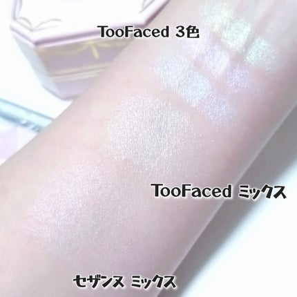 ダイヤモンドライト マルチユース ハイライター/Too Faced/パウダーハイライトを使ったクチコミ(3枚目)