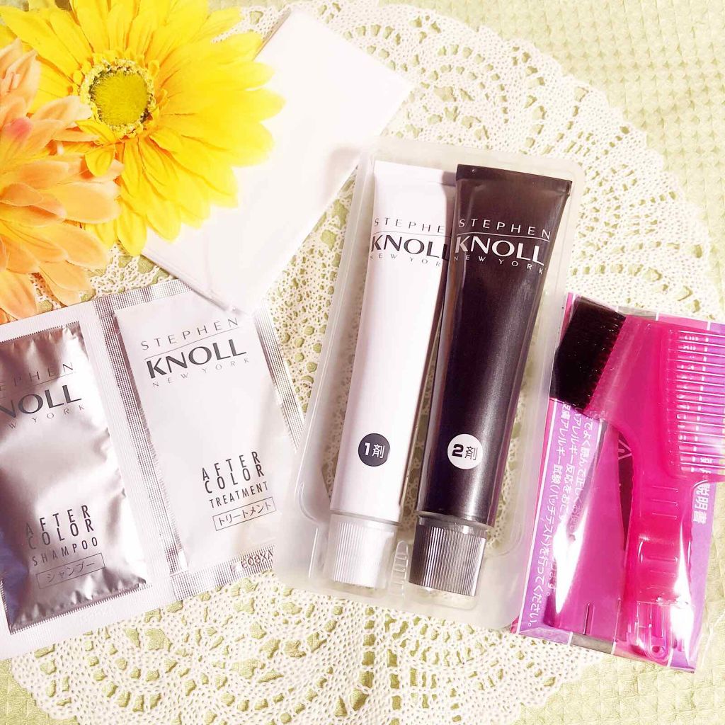 カラークチュール クリームヘアカラー/スティーブンノル ニューヨーク/ヘアカラーを使ったクチコミ（2枚目）