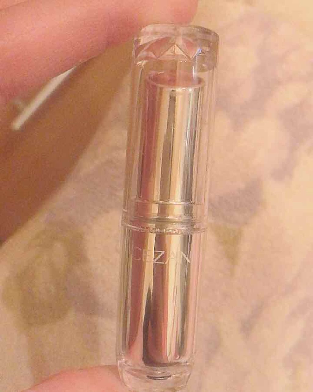 ラスティンググロスリップ/CEZANNE/口紅を使ったクチコミ(2枚目)