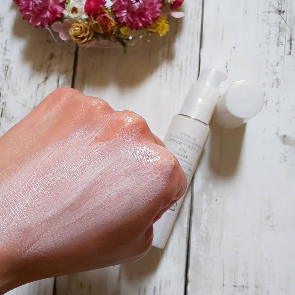 スーパーサンシールド  EX＜R＞/ACSEINE/日焼け止めクリームを使ったクチコミ（2枚目）