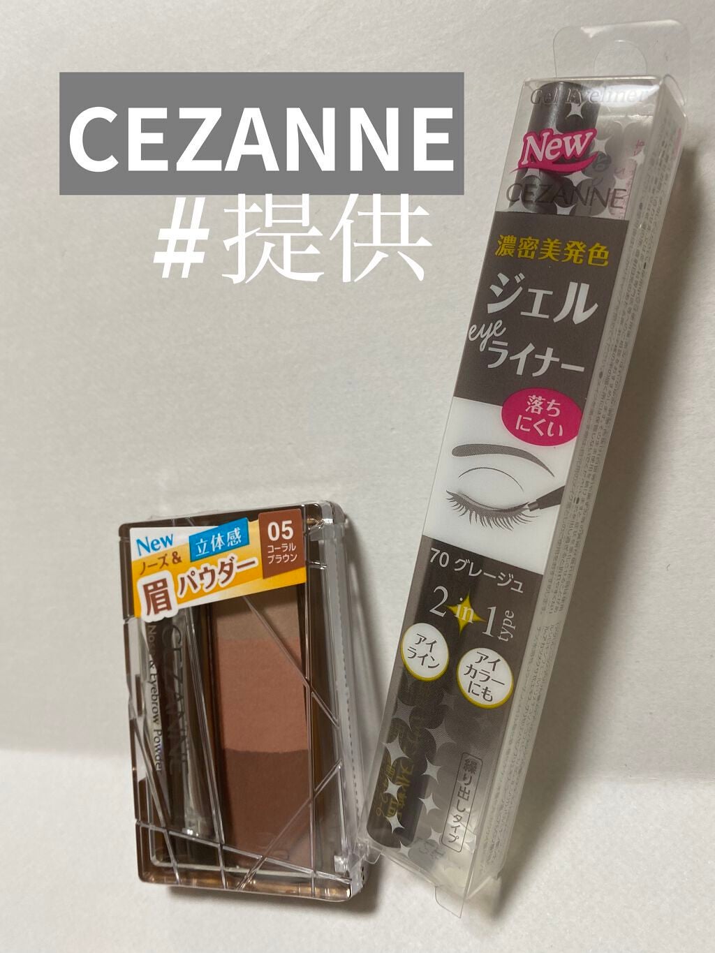 ノーズ&アイブロウパウダー/CEZANNE/パウダーアイブロウを使ったクチコミ(1枚目)