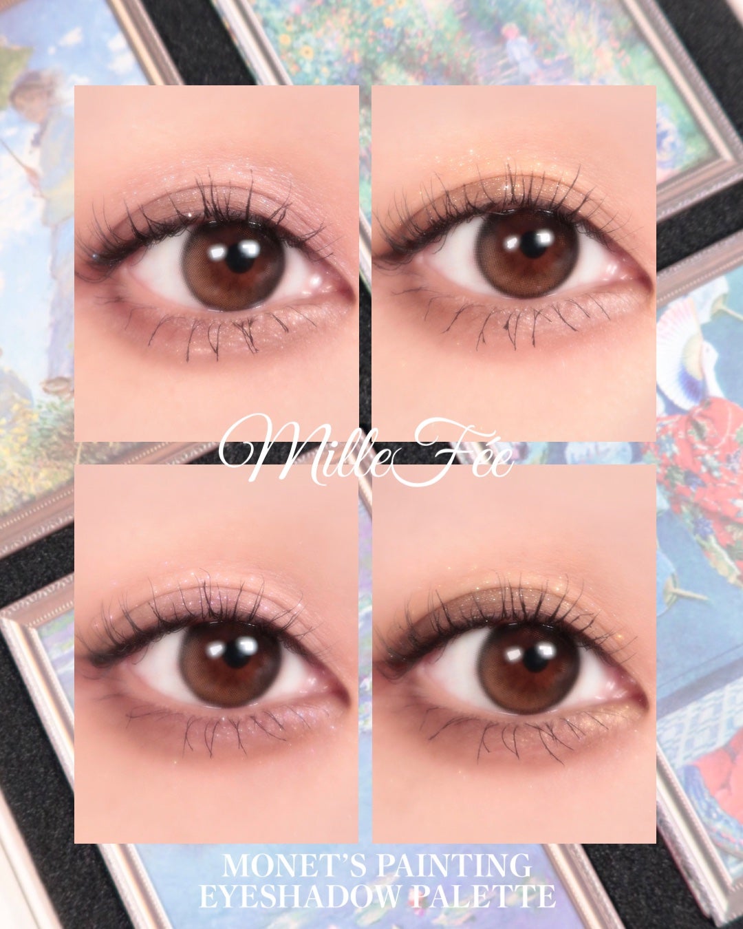 絵画アイシャドウパレット/MilleFée/アイシャドウパレットを使ったクチコミ(1枚目)