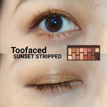 Too Faced ボーンディスウェイ サンセット ストリップ アイシャドウ パレットのクチコミ「#いつかのメイク ⁡
⁡@toofacedlovesjapan ⁡
⁡ #bornthiswa.....」（1枚目）