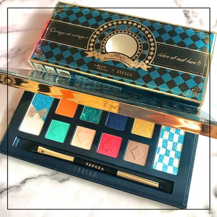 アリスドリームランドシリーズ 12色アイシャドウパレット(ZEESEA×大英博物館)/ZEESEA/アイシャドウパレットを使ったクチコミ(1枚目)