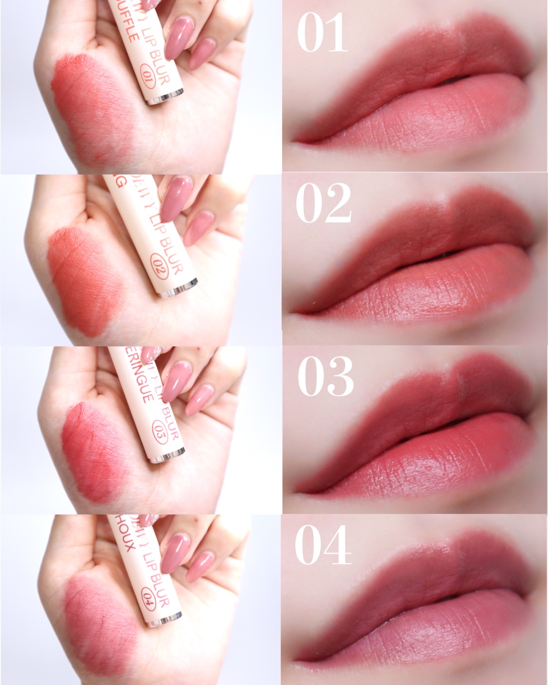 メロウデューイリップブラー 02 イチジク フィリング/SISTER ANN/口紅を使ったクチコミ（2枚目）