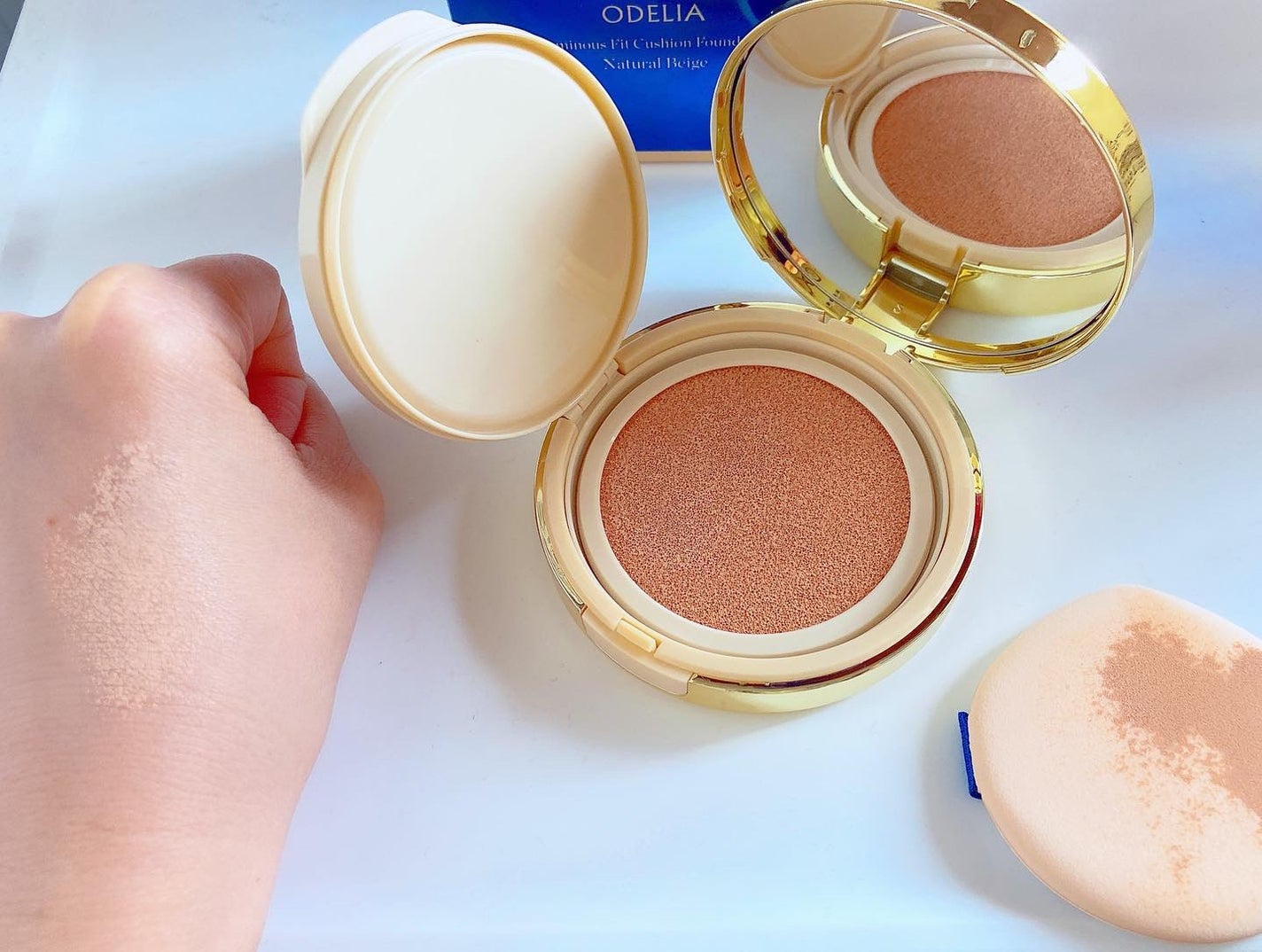 ルミナスフィット クッションファンデーション /ODELIA/クッションファンデーションを使ったクチコミ(5枚目)