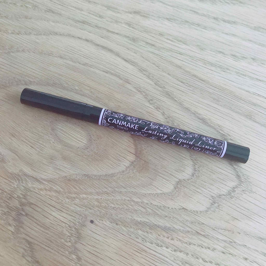 ラスティングリキッドライナー/キャンメイク/リキッドアイライナーを使ったクチコミ(1枚目)