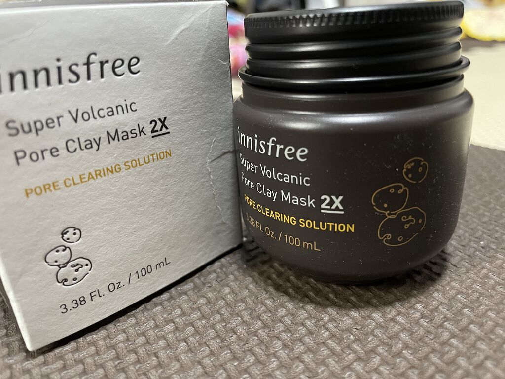 スーパーヴォルカニック　ポア　クレイマスク/innisfree/洗い流すパック・マスクを使ったクチコミ（1枚目）