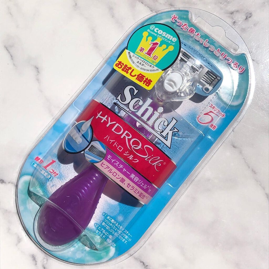 ハイドロシルク ホルダー (刃付き) お試し用/ハイドロシルク/シェーバーを使ったクチコミ(2枚目)