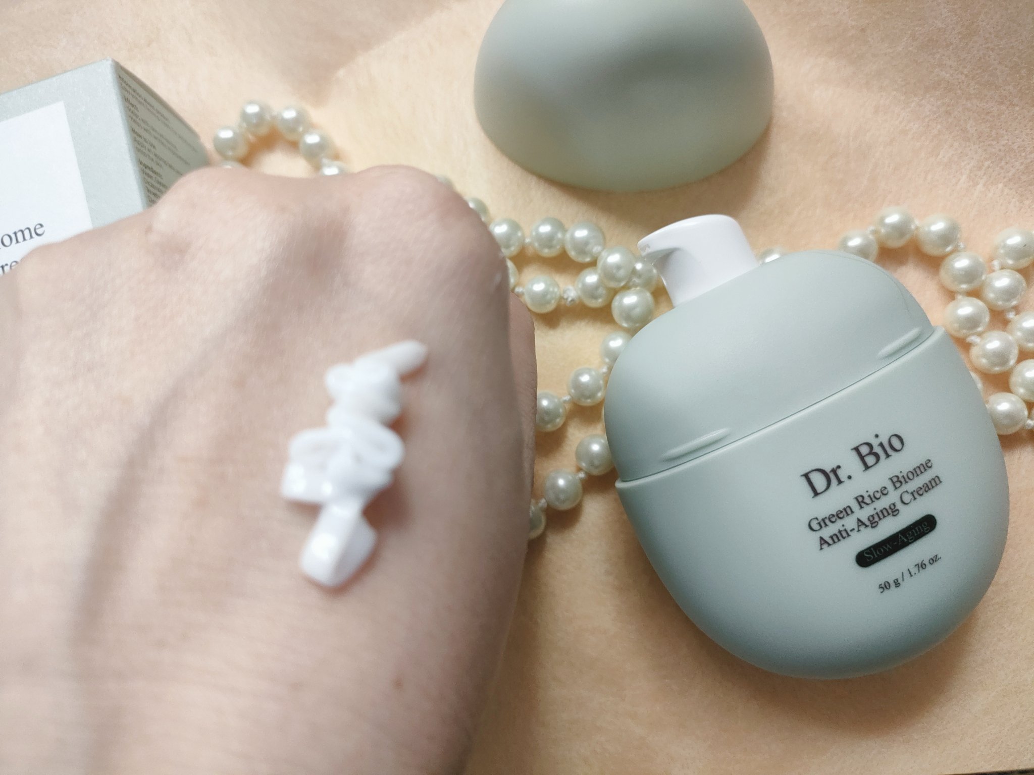 緑米ライスバイオーム™トーンアップ弾力クリーム/Dr.Bio/フェイスクリームを使ったクチコミ（2枚目）