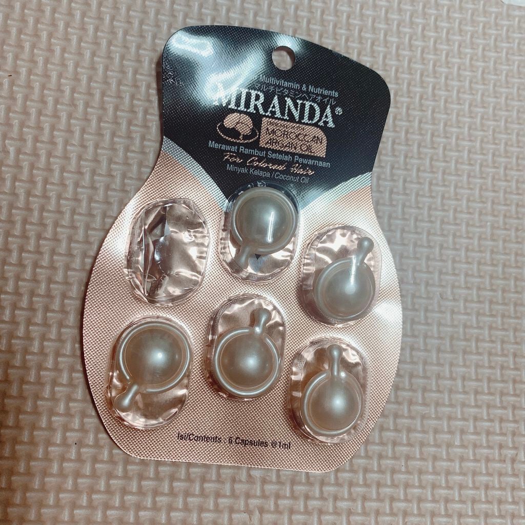 ヘアビタミン カラーケアヘアオイル/MIRANDA/ヘアオイルを使ったクチコミ(1枚目)