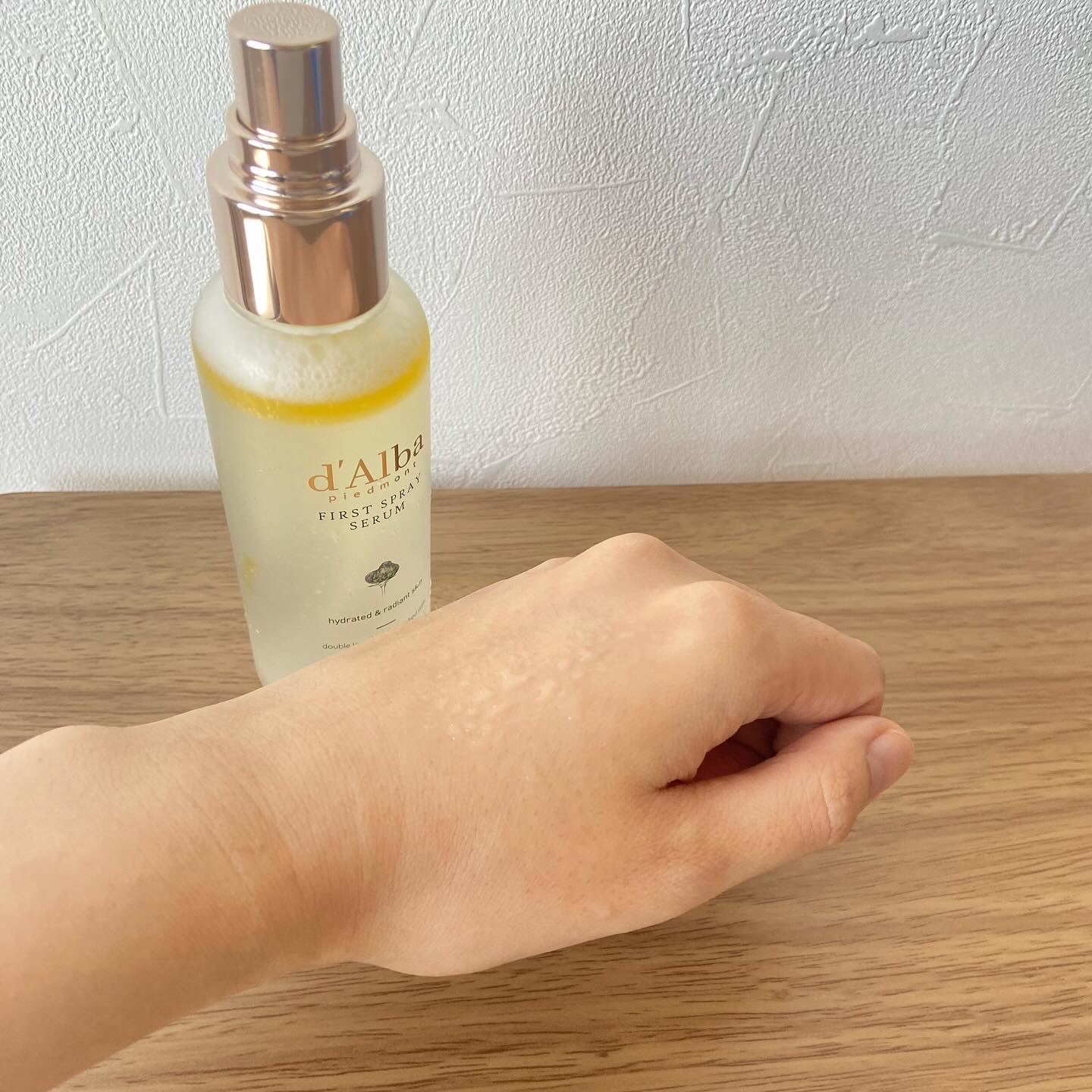 ダルバ ホワイトトリュフファーストスプレーセラム/ダルバ/ミスト状化粧水を使ったクチコミ（2枚目）