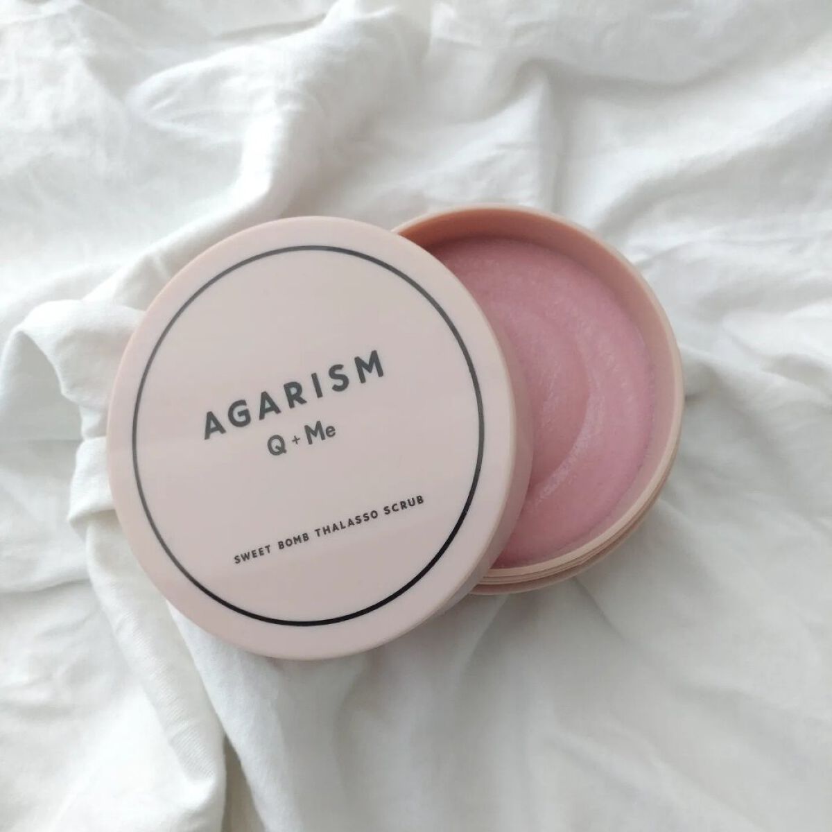 Q+Me スウィート ボム タラソ スクラブ/AGARISM/バストケア・ヒップケアを使ったクチコミ（1枚目）
