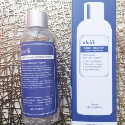 サプルプレパレーションアンセンテッドトナー(180ml)/Klairs/化粧水を使ったクチコミ(1枚目)