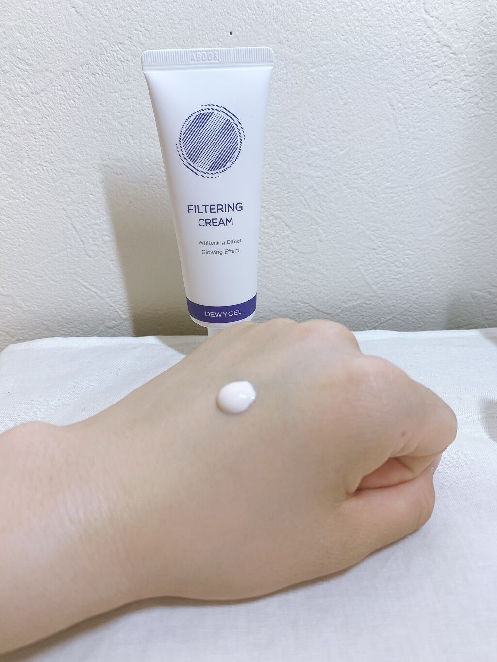 フィルタリングクリーム/DEWYCEL/日焼け止めクリームを使ったクチコミ（2枚目）