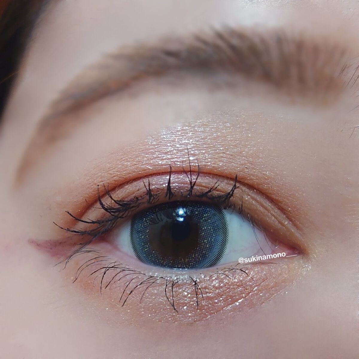 シアー グリッターアイズX 02 アイシーダリア/KiSS/単色アイシャドウを使ったクチコミ（2枚目）