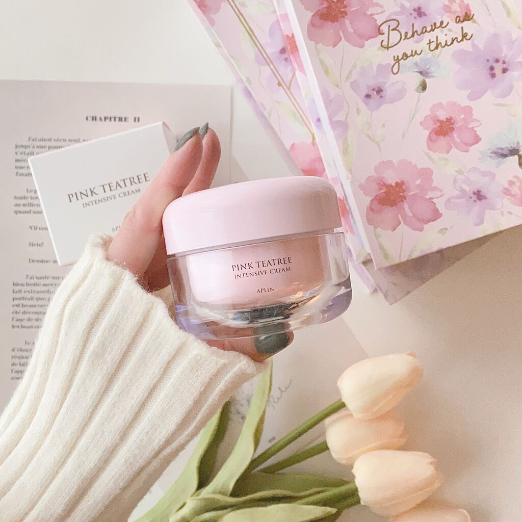 ピンクティーツリークリーム/APLIN/フェイスクリームを使ったクチコミ(1枚目)